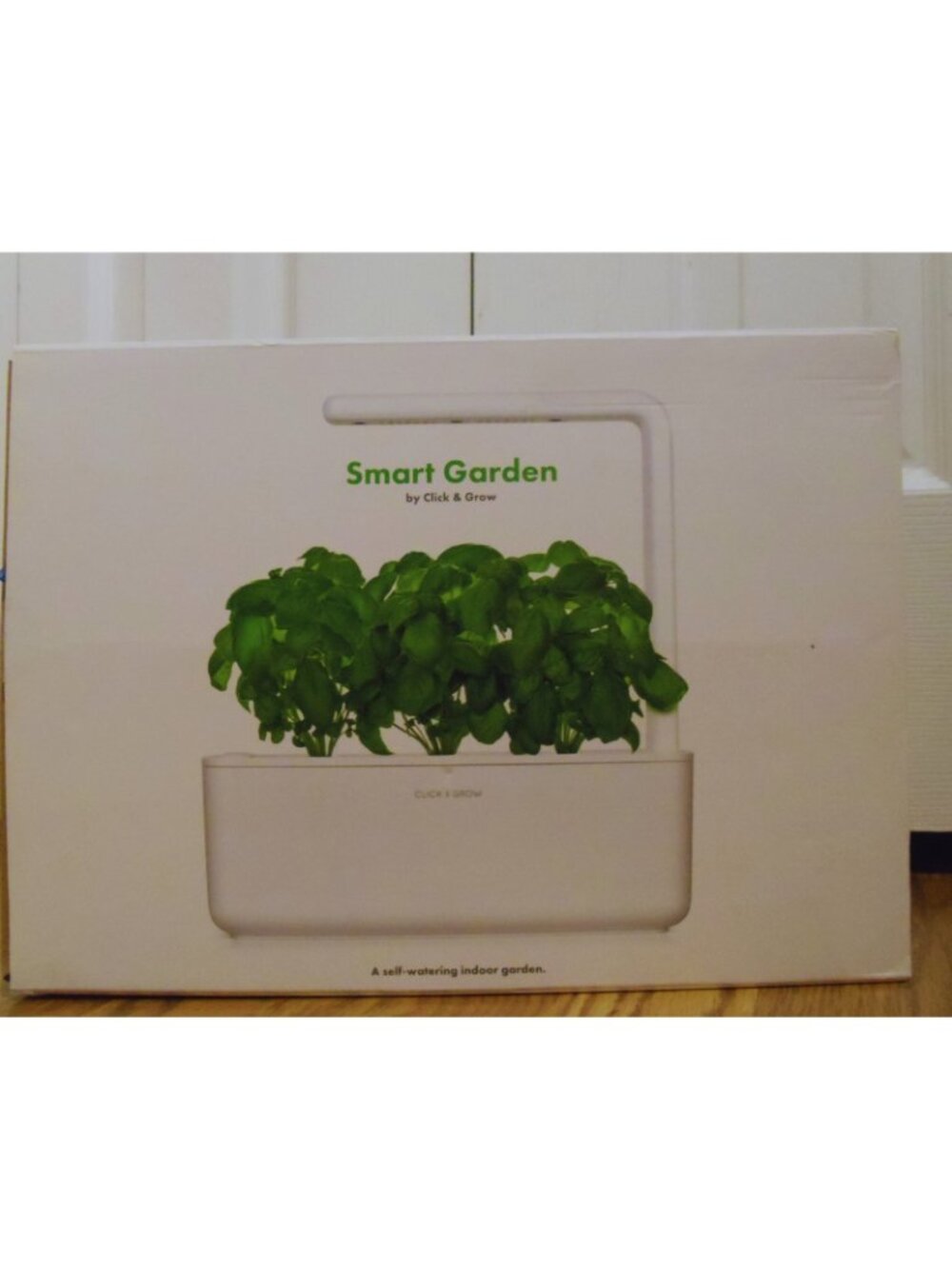 Click & Grow Smart Garden 3 Indoor Herb Garden w/ Box & Basil Pods